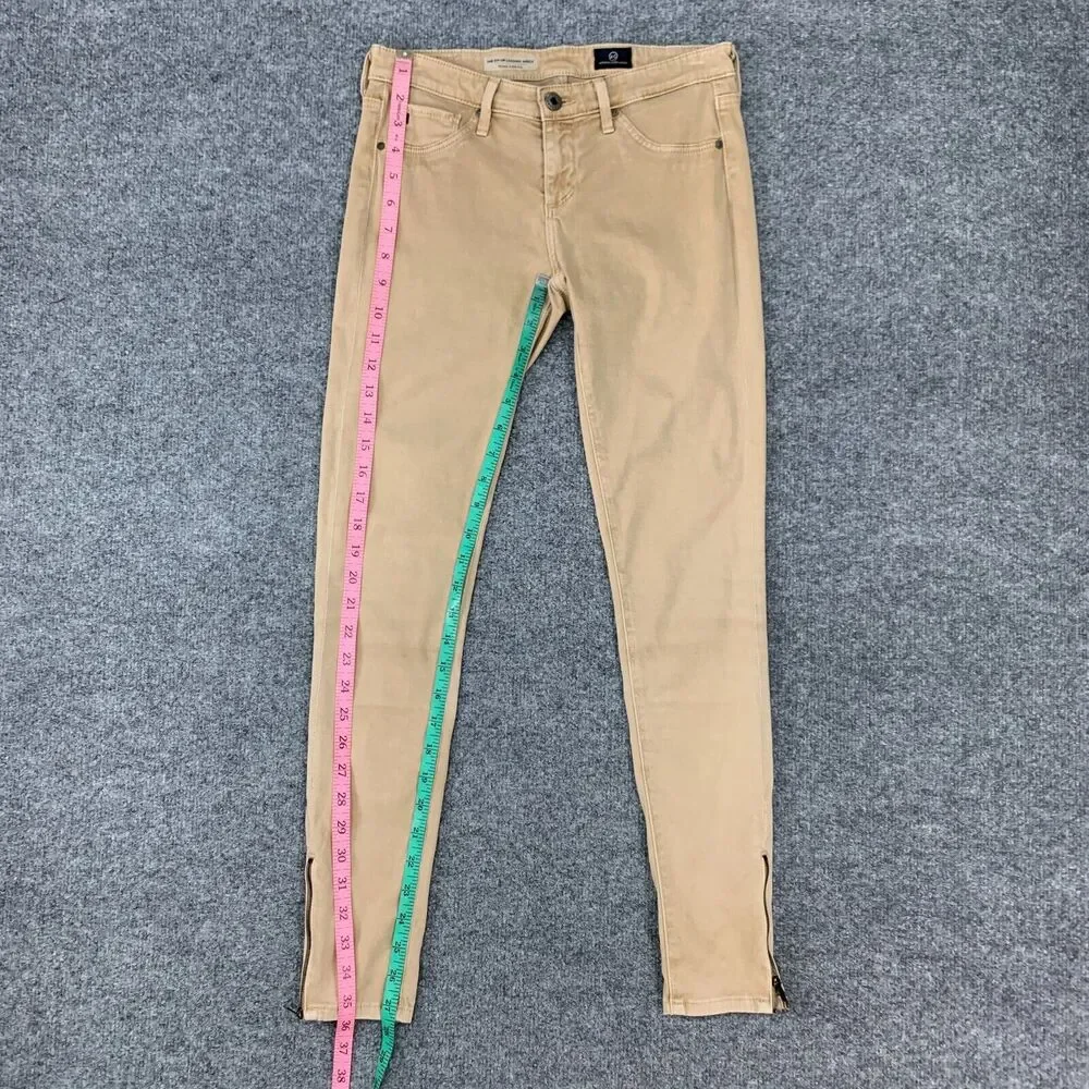 AG Adriano Goldschmied The Zip Up Legging Ankle Pants 25 Skinny Low Rise *READ - Picture 8 of 16